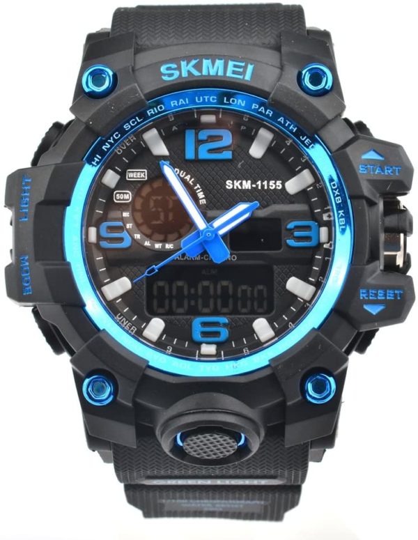 Skmei 1155 Sport watch How to set time and Date|Skmei 1155 Time Set karne  ka Tarika|Sport watch 1155 - YouTube